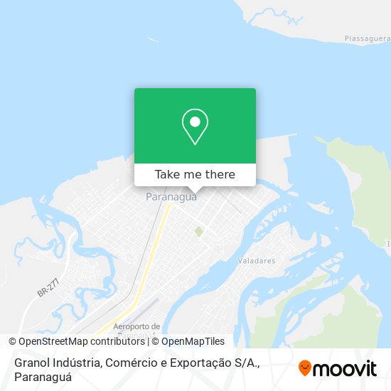 Granol Indústria, Comércio e Exportação S / A. map