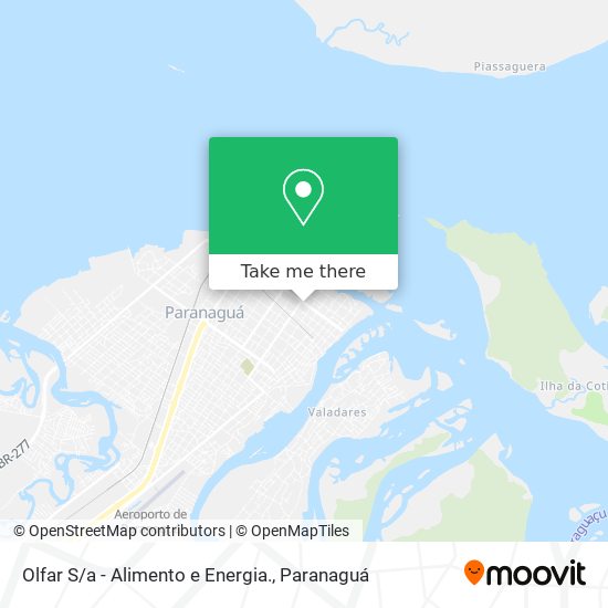 Olfar S / a - Alimento e Energia. map