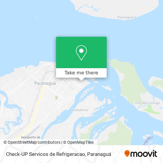 Check-UP Servicos de Refrigeracao map