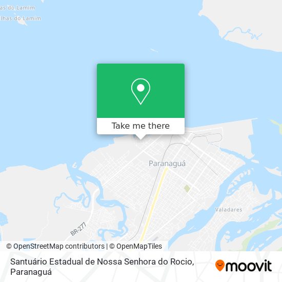 Santuário Estadual de Nossa Senhora do Rocio map