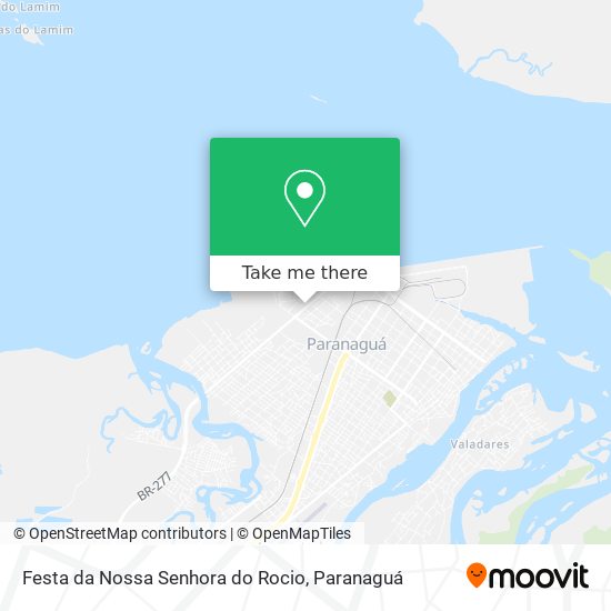 Festa da Nossa Senhora do Rocio map