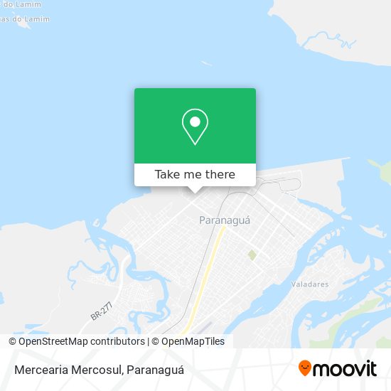 Mercearia Mercosul map