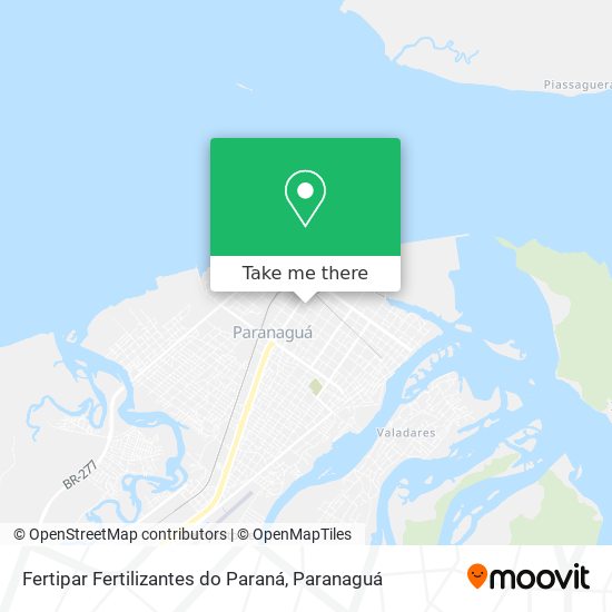 Fertipar Fertilizantes do Paraná map