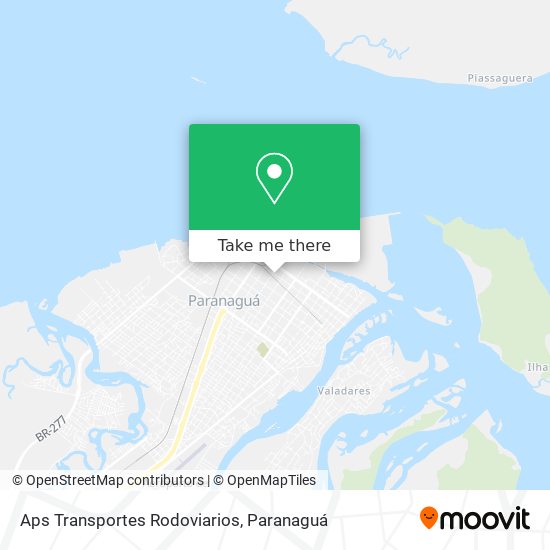 Aps Transportes Rodoviarios map