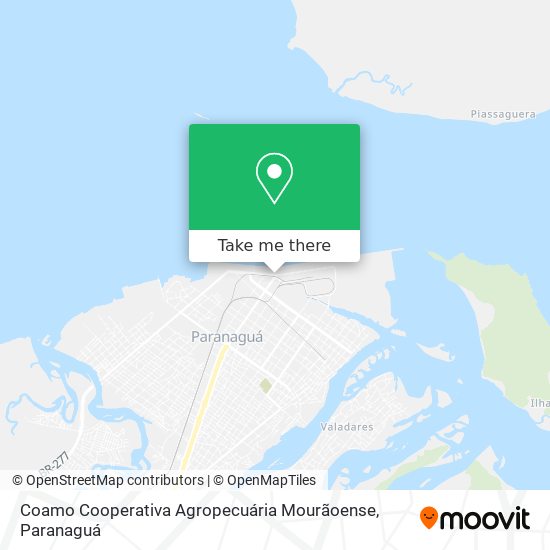 Coamo Cooperativa Agropecuária Mourãoense map