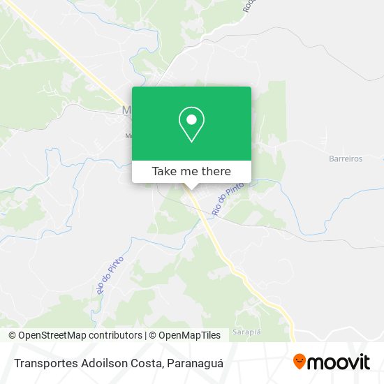 Transportes Adoilson Costa map
