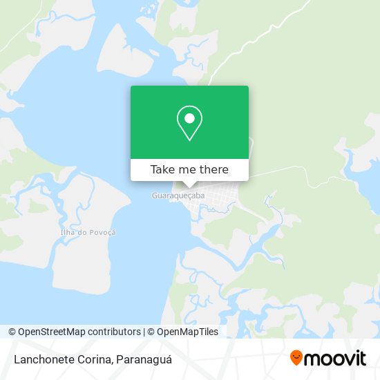 Lanchonete Corina map