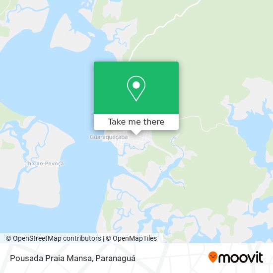 Pousada Praia Mansa map
