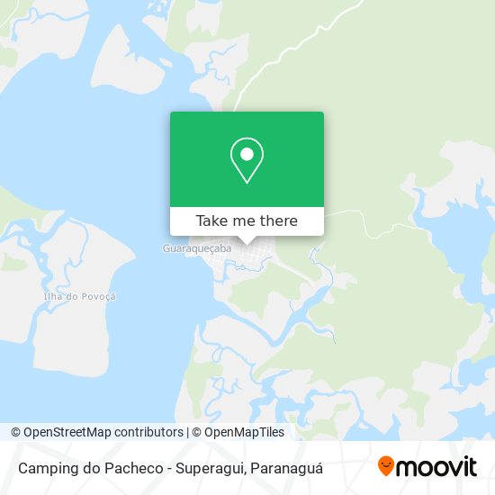 Camping do Pacheco - Superagui map