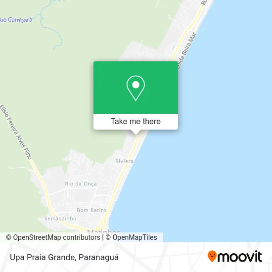 Upa Praia Grande map