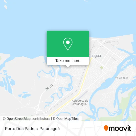 Porto Dos Padres map