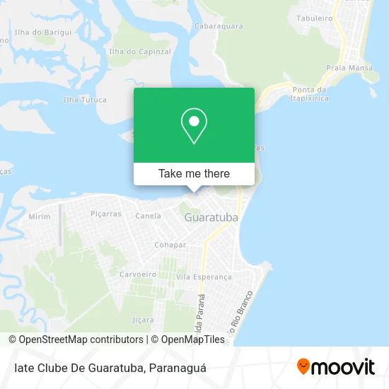 Iate Clube De Guaratuba map