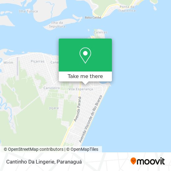 Cantinho Da Lingerie map