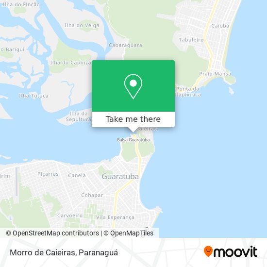 Morro de Caieiras map