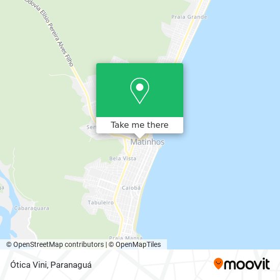 Ótica Vini map