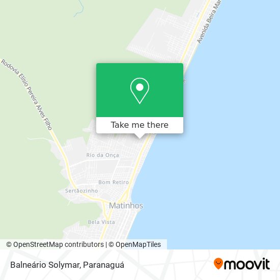 Balneário Solymar map