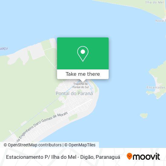 Estacionamento P/ Ilha do Mel - Digão map