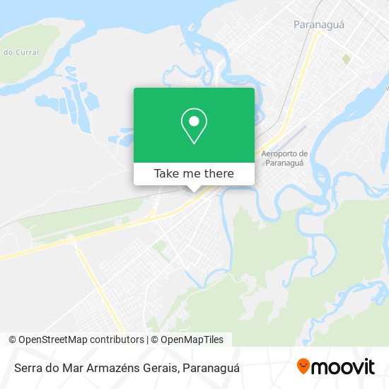 Serra do Mar Armazéns Gerais map