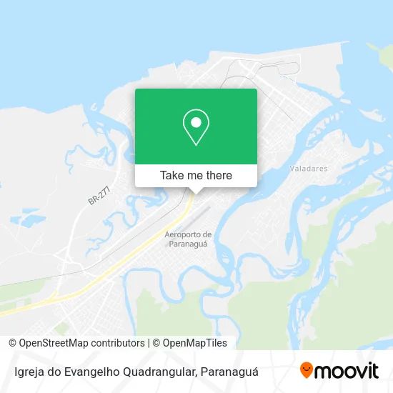Igreja do Evangelho Quadrangular map