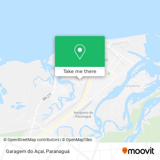 Garagem do Açaí map