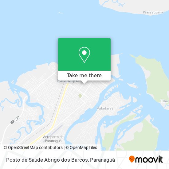 Posto de Saúde Abrigo dos Barcos map