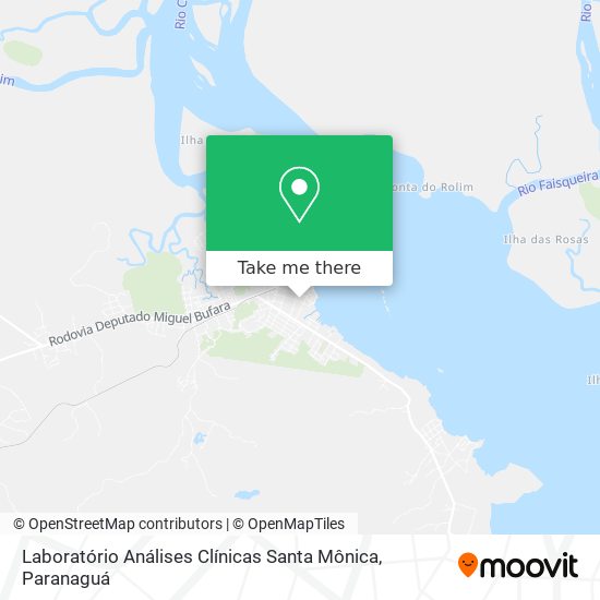 Laboratório Análises Clínicas Santa Mônica map
