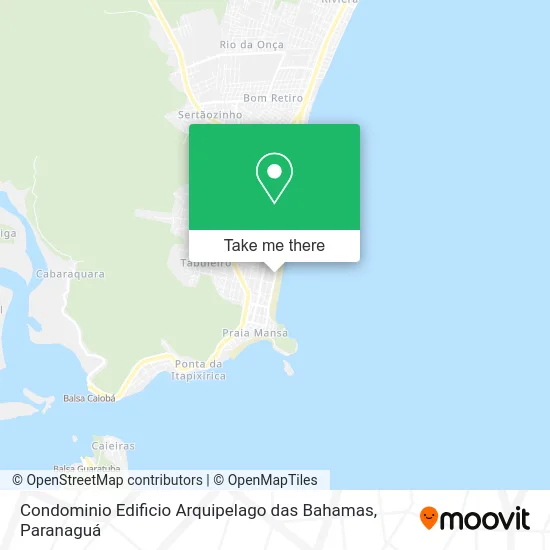 Condominio Edificio Arquipelago das Bahamas map