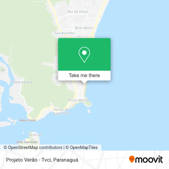 Projeto Verão - Tvci map