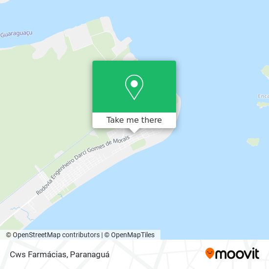 Cws Farmácias map