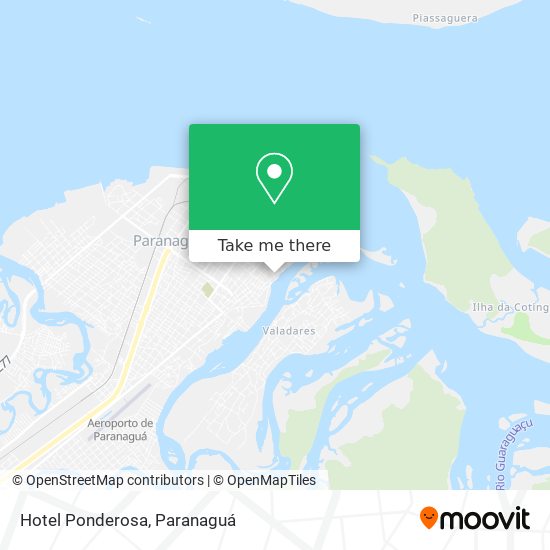 Hotel Ponderosa map