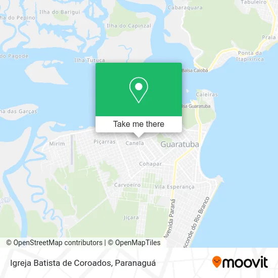 Igreja Batista de Coroados map