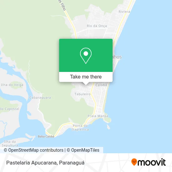 Pastelaria Apucarana map