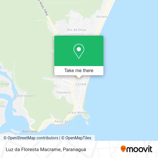 Luz da Floresta Macrame map