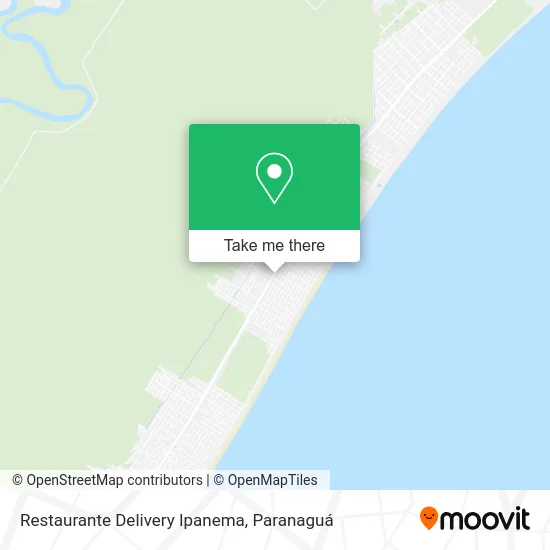 Restaurante Delivery Ipanema map