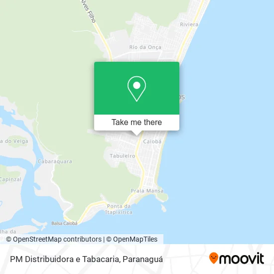 PM Distribuidora e Tabacaria map