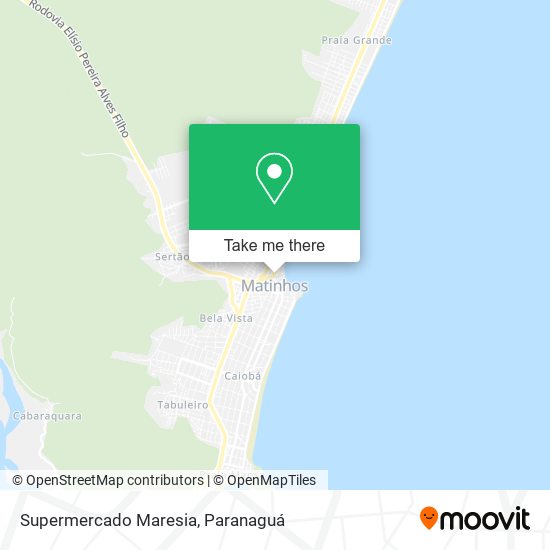 Supermercado Maresia map