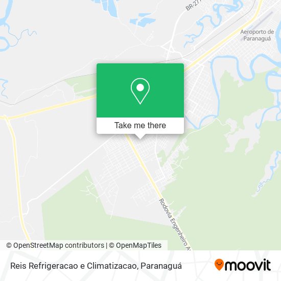 Reis Refrigeracao e Climatizacao map