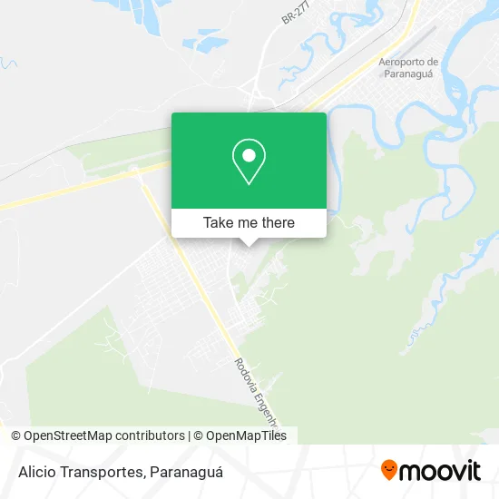 Alicio Transportes map