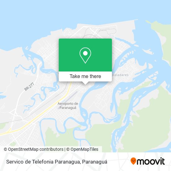 Servico de Telefonia Paranagua map