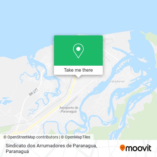 Sindicato dos Arrumadores de Paranagua map