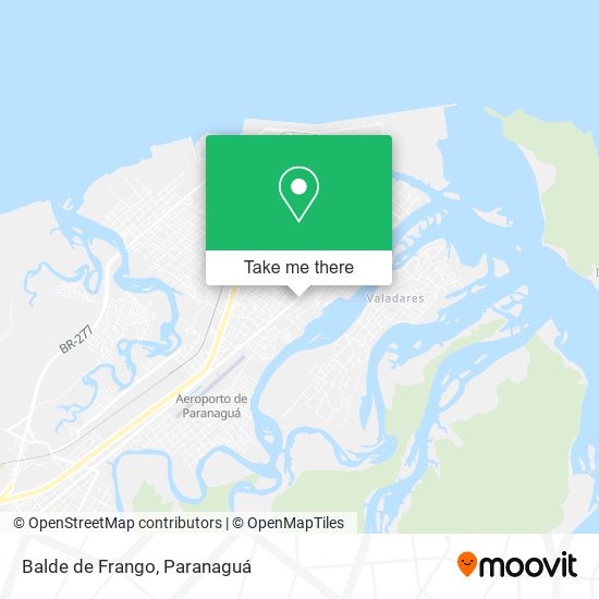 Balde de Frango map