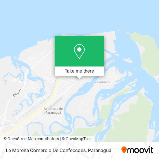 Le Morena Comercio De Confeccoes map