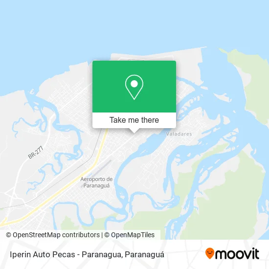 Iperin Auto Pecas - Paranagua map