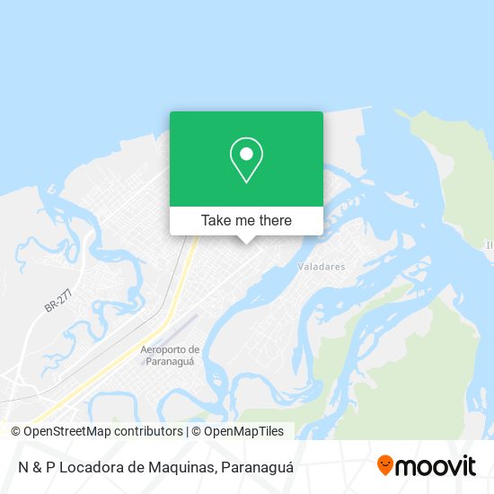 N & P Locadora de Maquinas map