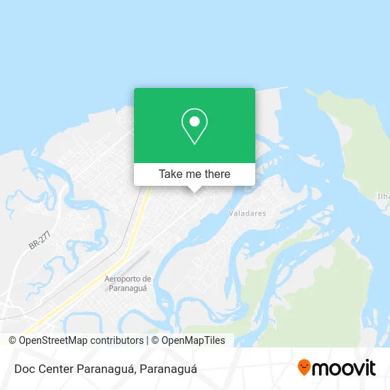 Doc Center Paranaguá map