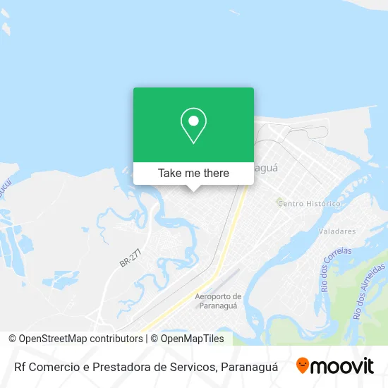 Rf Comercio e Prestadora de Servicos map