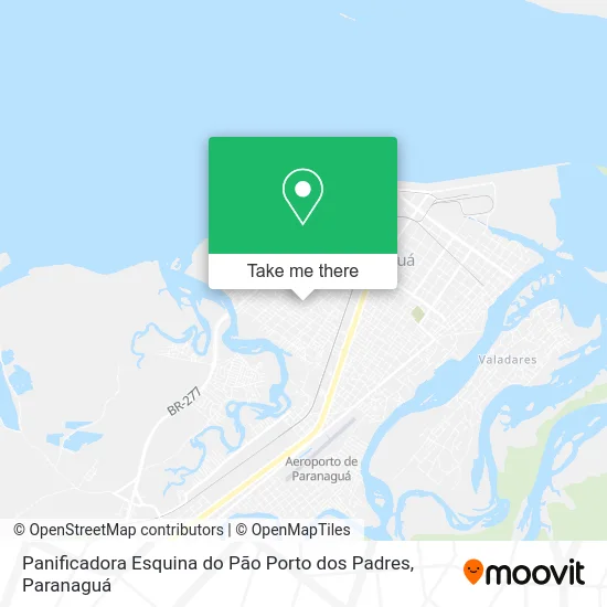 Panificadora Esquina do Pão Porto dos Padres map