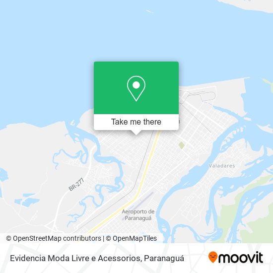 Evidencia Moda Livre e Acessorios map