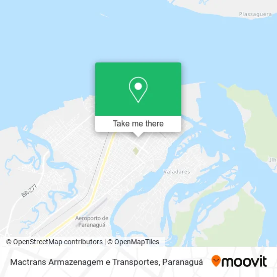 Mactrans Armazenagem e Transportes map