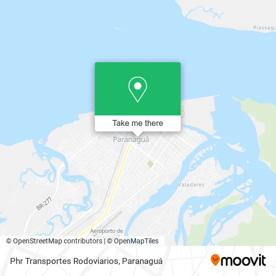 Phr Transportes Rodoviarios map